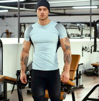 camisetas de entrenamiento de hombre para el gimnasio